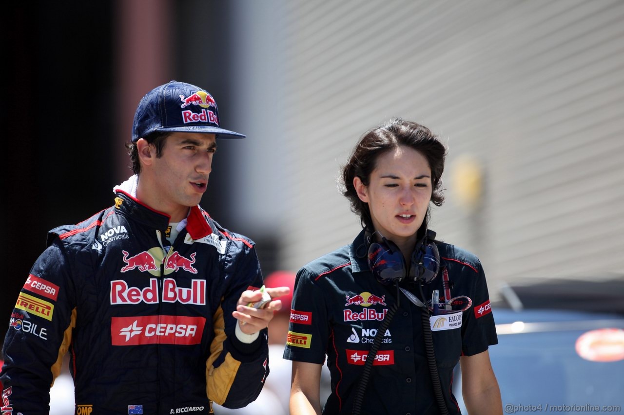 GP EUROPA, 23.06.2012- Qualifiche, Daniel Ricciardo (AUS) Scuderia Toro Rosso STR7 