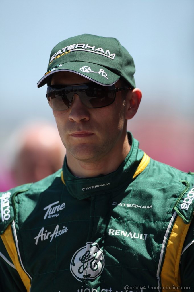 GP EUROPA, 23.06.2012- Qualifiche, Vitaly Petrov (RUS) Caterham F1 Team CT01 