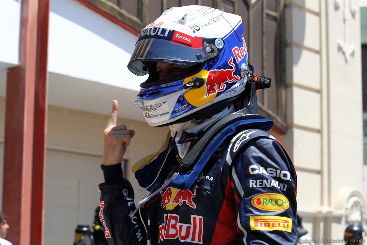 GP EUROPA, 23.06.2012- Qualifiche, Sebastian Vettel (GER) Red Bull Racing RB8 pole position