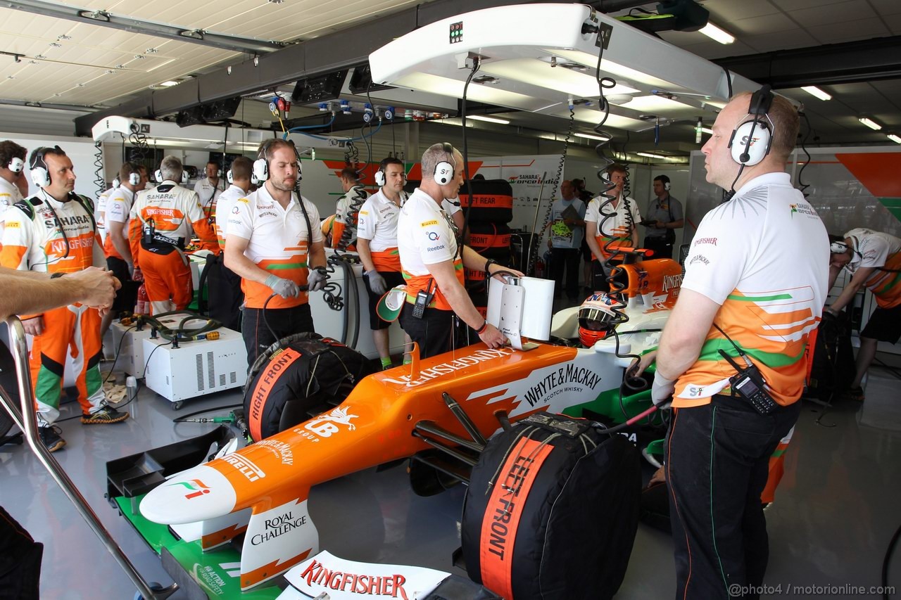 GP EUROPA, 23.06.2012- Qualifiche, Paul di Resta (GBR) Sahara Force India F1 Team VJM05 