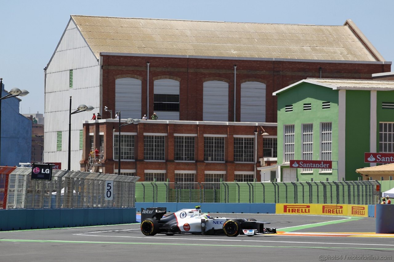 GP EUROPA, 23.06.2012- Qualifiche, Sergio Pérez (MEX) Sauber F1 Team C31 
