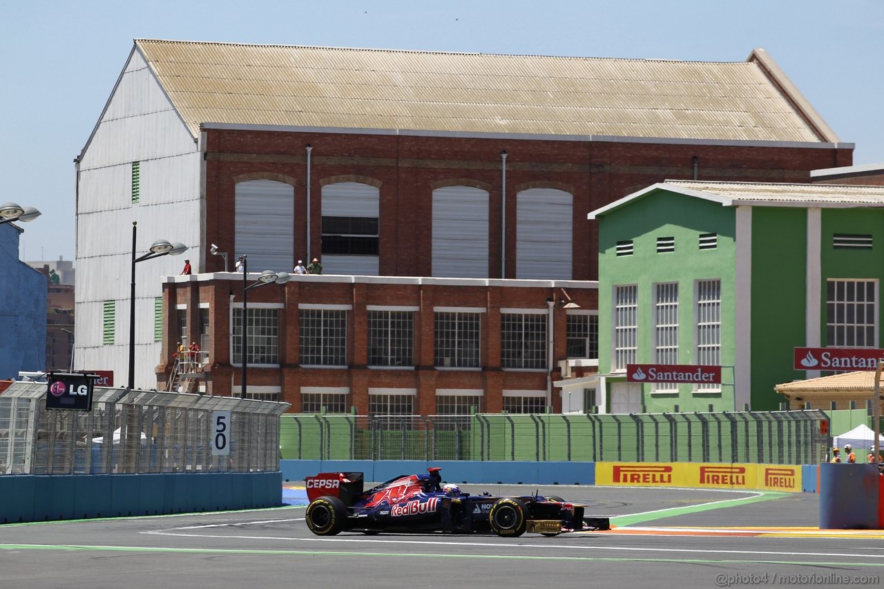 GP EUROPA, 23.06.2012- Qualifiche, Daniel Ricciardo (AUS) Scuderia Toro Rosso STR7 