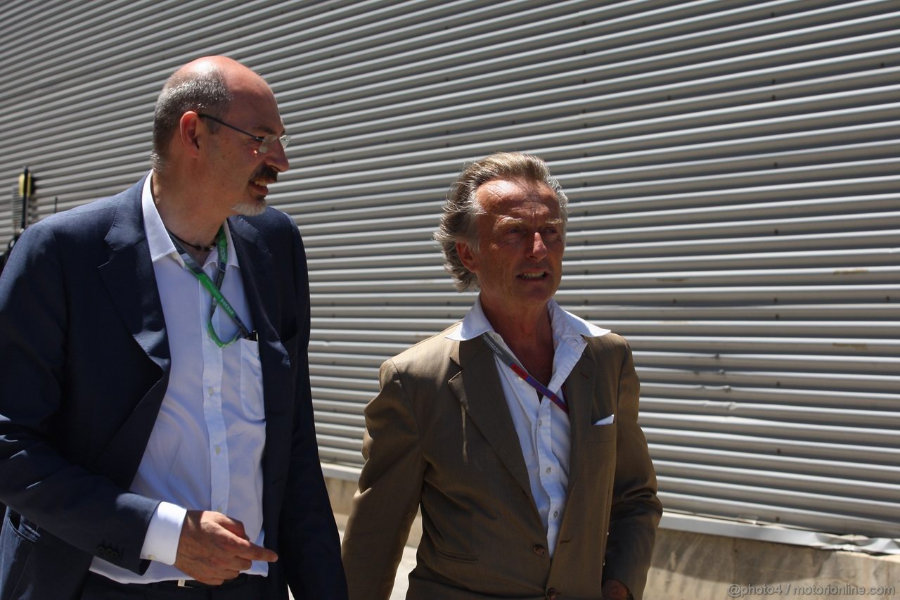 GP EUROPA, 23.06.2012- Qualifiche, Luca Cordero di Montezemolo (ITA), President Ferrari  