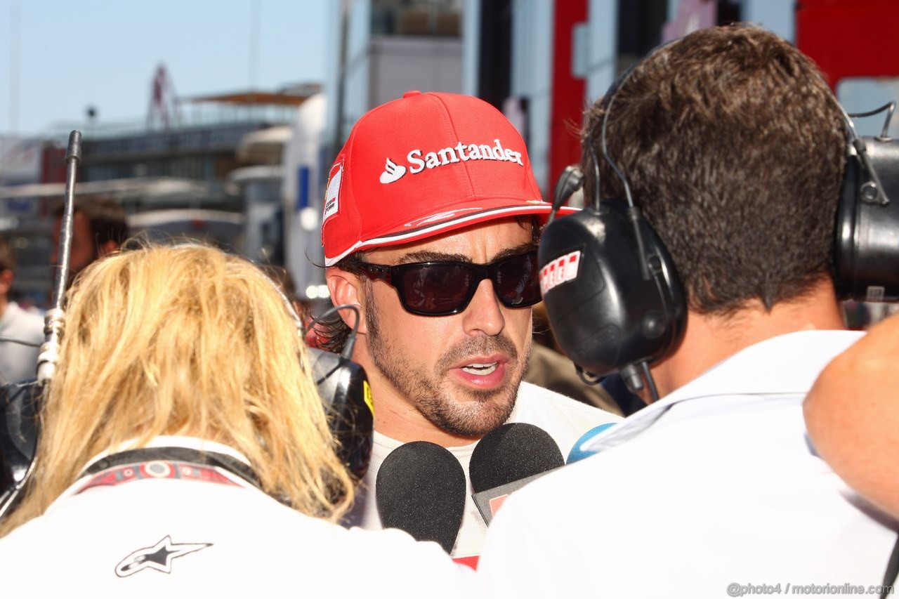 GP EUROPA, 23.06.2012- Qualifiche, Fernando Alonso (ESP) Ferrari F2012 