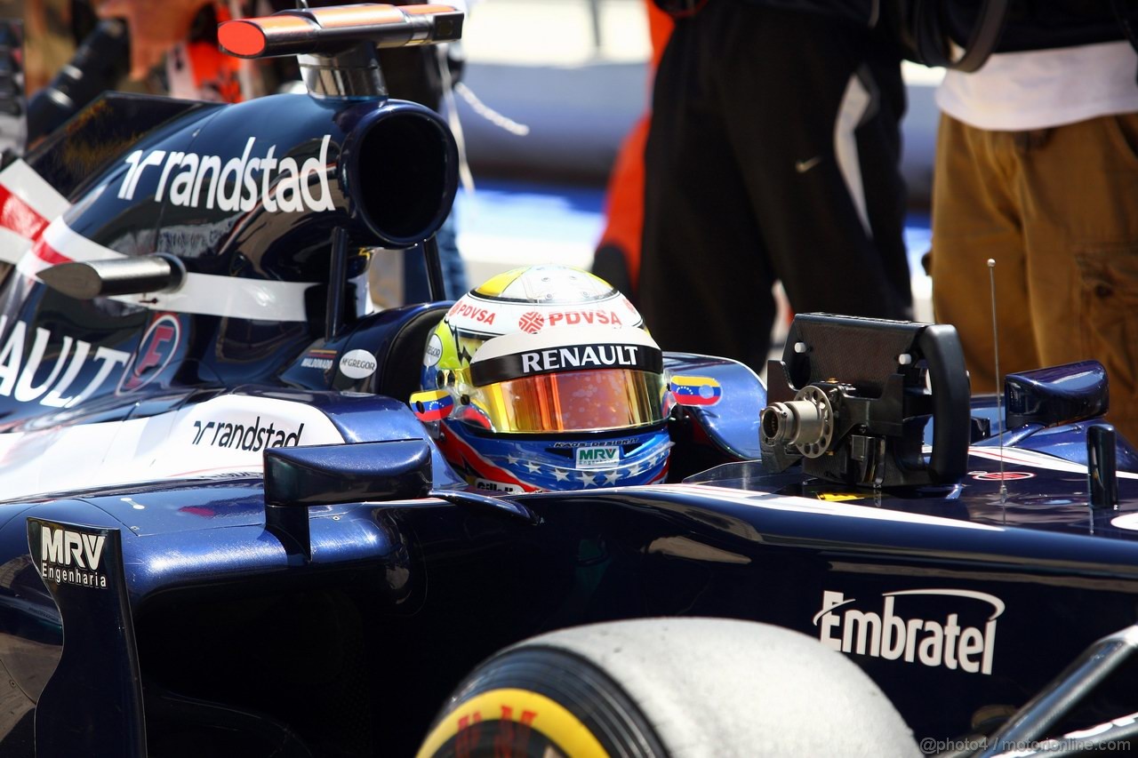 GP EUROPA, 23.06.2012- Qualifiche, Pastor Maldonado (VEN) Williams F1 Team FW34 