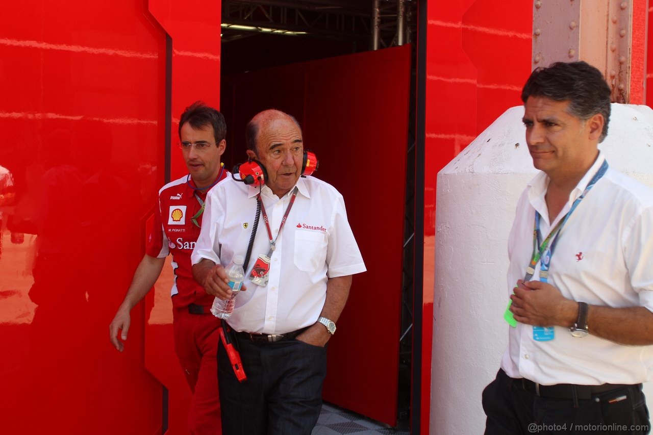 GP EUROPA, 23.06.2012- Qualifiche, Emilio Botin (ESP), Santander Bank President 