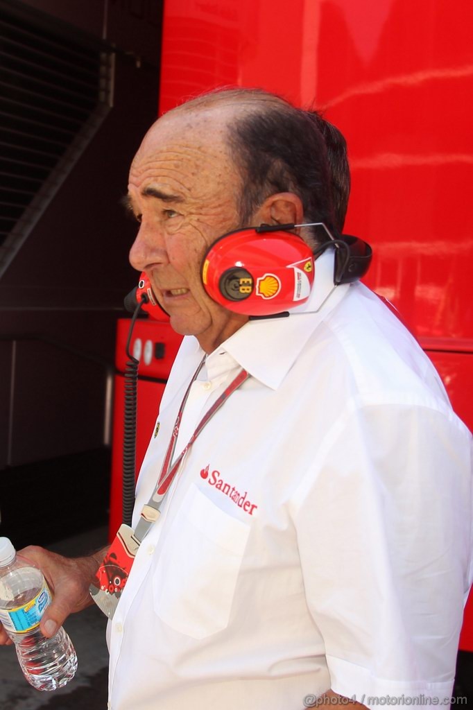 GP EUROPA, 23.06.2012- Qualifiche, Emilio Botin (ESP), Santander Bank President 