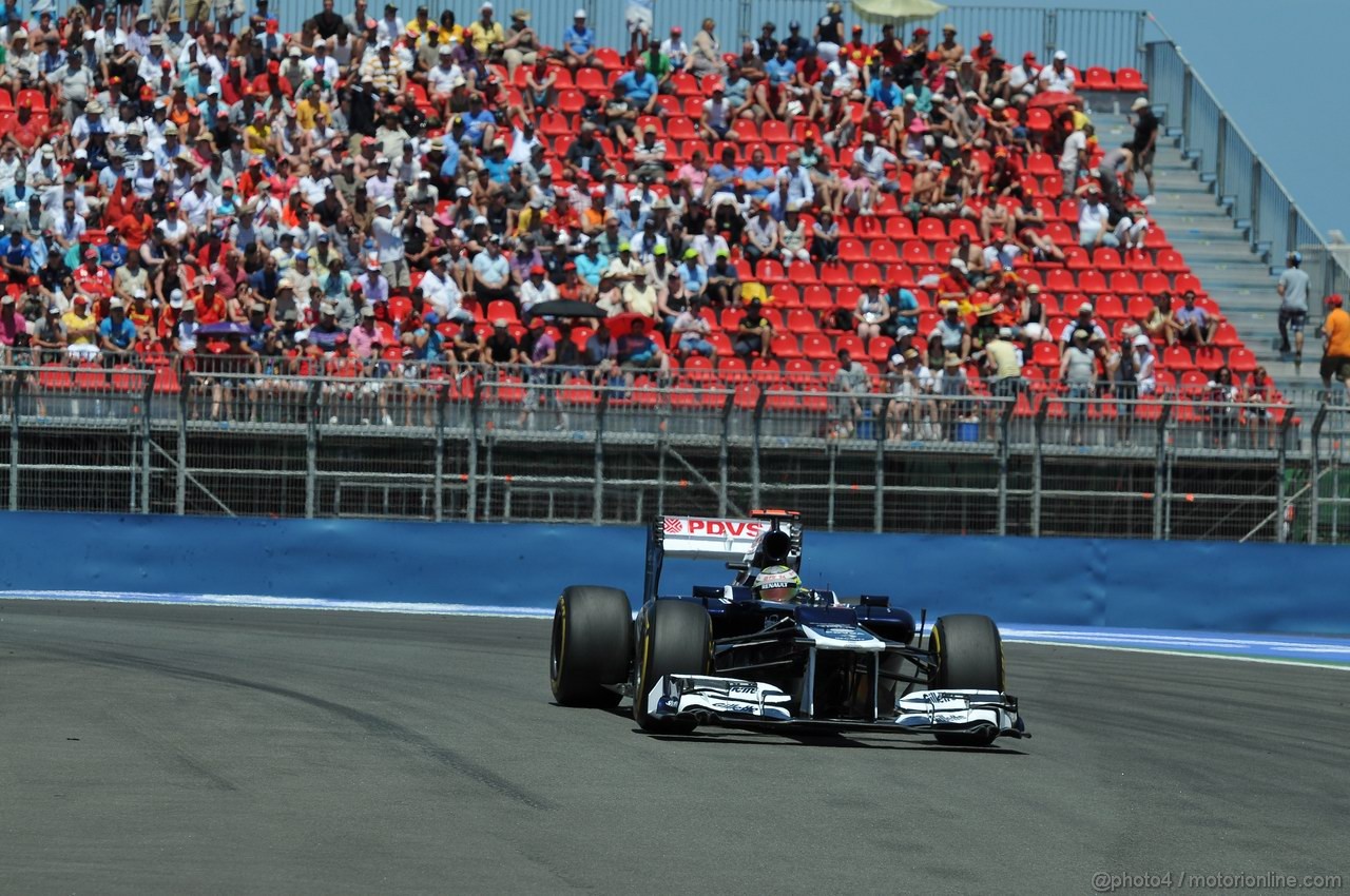 GP EUROPA, 23.06.2012- Qualifiche, Pastor Maldonado (VEN) Williams F1 Team FW34 