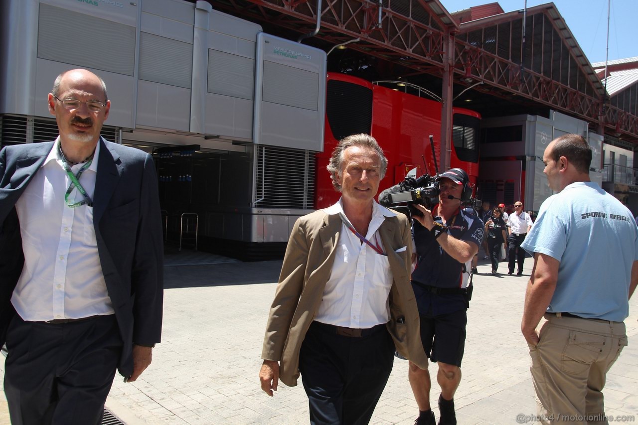 GP EUROPA, 23.06.2012- Qualifiche, Luca Cordero di Montezemolo (ITA), President Ferrari  
