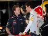 GP EUROPA, 23.06.2012- Free Practice 3, Christian Horner (GBR), Red Bull Racing, Sporting Director e Mark Webber (AUS) Red Bull Racing RB8 