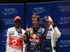 GP EUROPA, 23.06.2012- Qualifiche, secondo Lewis Hamilton (GBR) McLaren Mercedes MP4-27, Sebastian Vettel (GER) Red Bull Racing RB8 pole position e terzo Pastor Maldonado (VEN) Williams F1 Team FW34 
