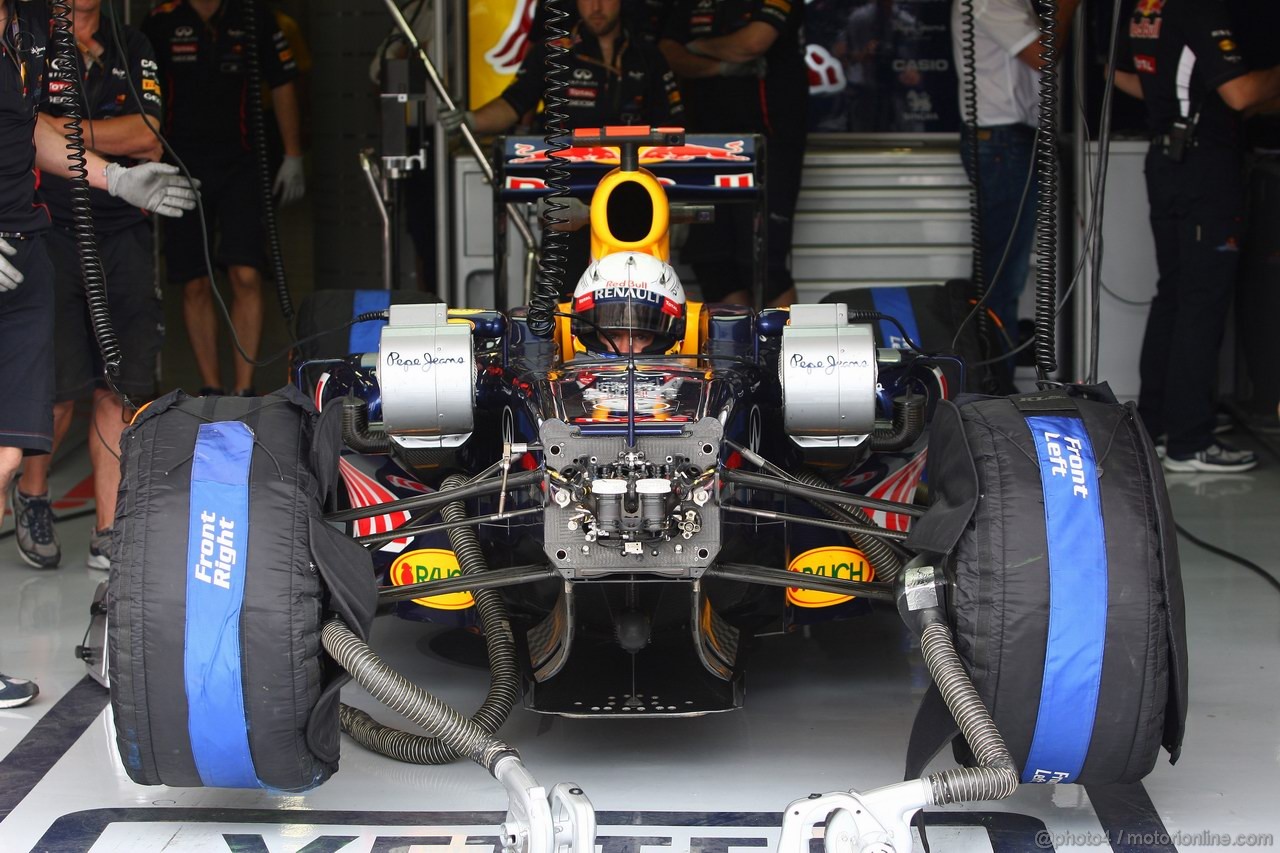 GP EUROPA, 22.06.2012- Prove Libere 2, Sebastian Vettel (GER) Red Bull Racing RB8 