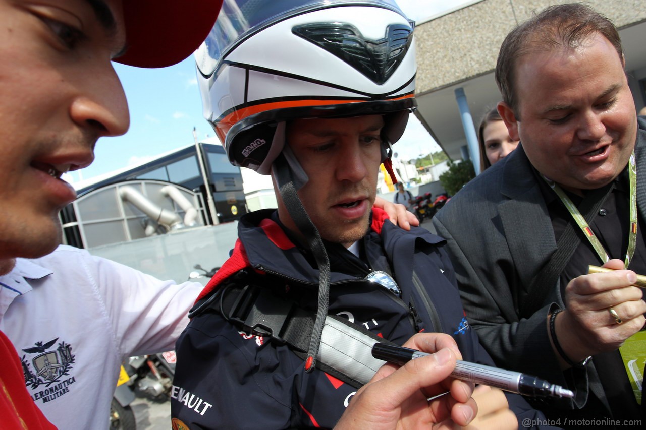 GP GERMANIA, 22.07.2012 - Sebastian Vettel (GER) Red Bull Racing RB8