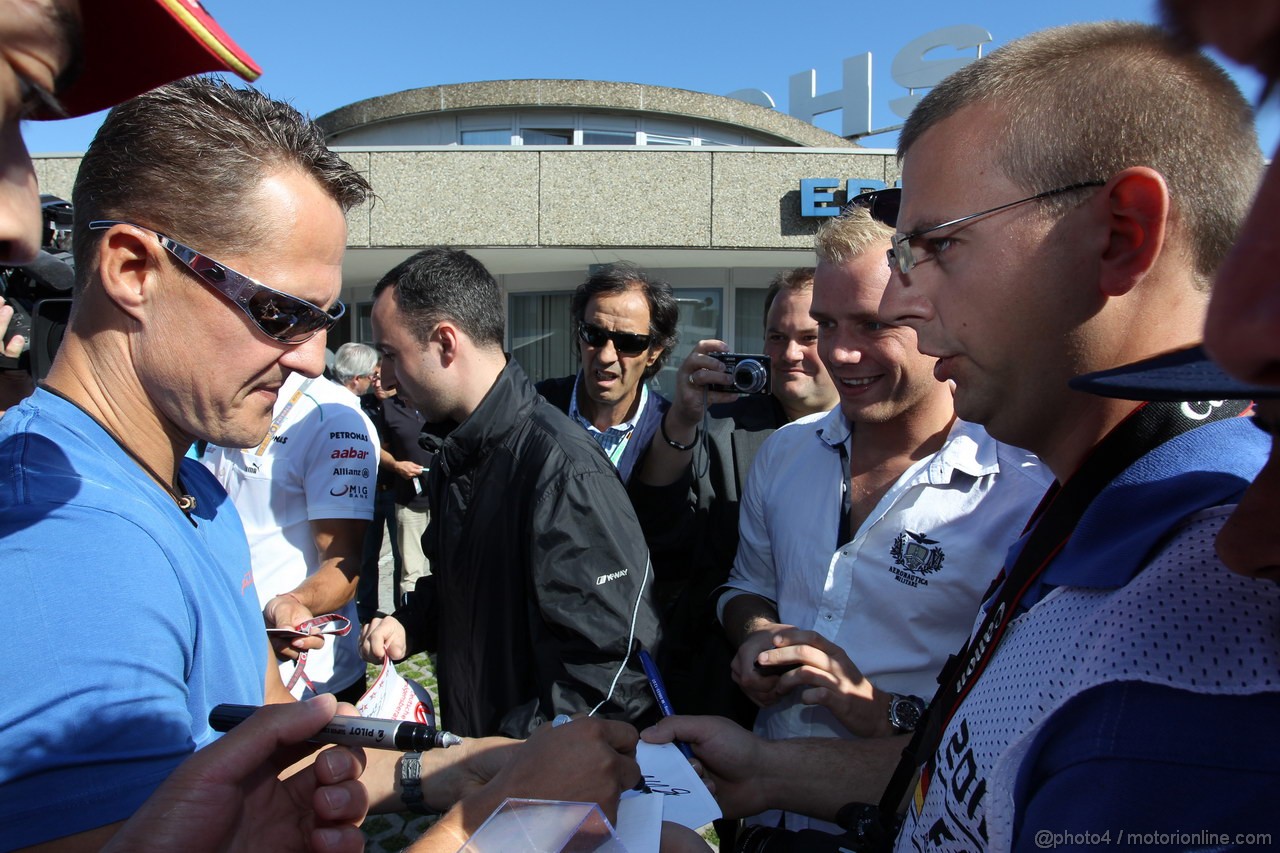 GP GERMANIA, 22.07.2012 - Michael Schumacher (GER) Mercedes AMG F1 W03