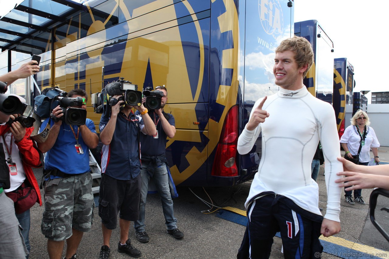 GP GERMANIA, 22.07.2012 - waxwork of Sebastian Vettel (GER) Red Bull Racing RB8
