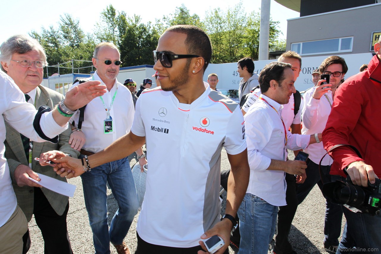 GP GERMANIA, 22.07.2012 - Lewis Hamilton (GBR) McLaren Mercedes MP4-27