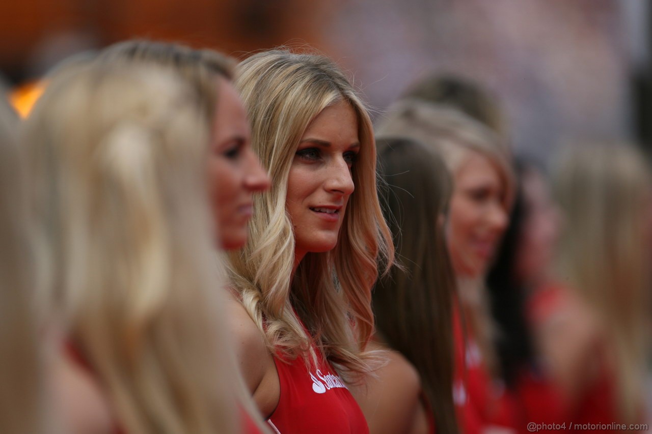 GP GERMANIA, 22.07.2012 - griglia Ragazzas
