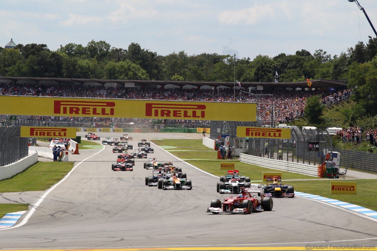 GP GERMANIA, 22.07.2012 - Gara, Start
