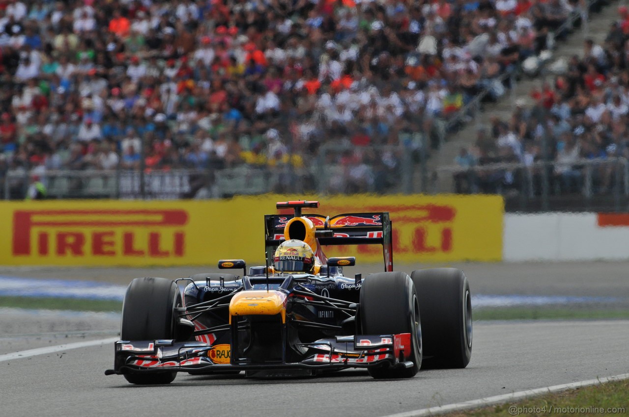 GP GERMANIA, 22.07.2012 - Gara, Sebastian Vettel (GER) Red Bull Racing RB8