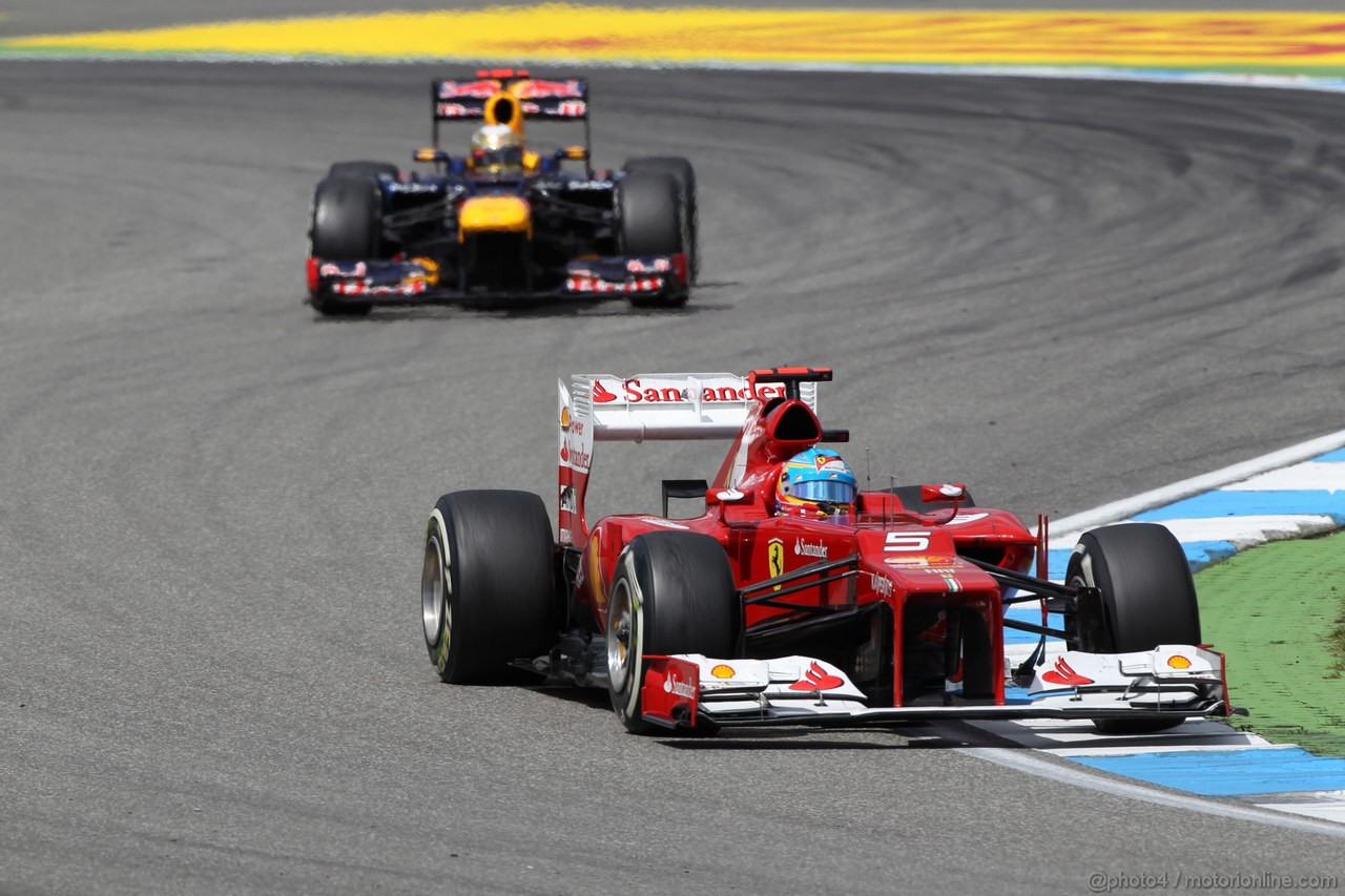GP GERMANIA, 22.07.2012 - Gara, Fernando Alonso (ESP) Ferrari F2012