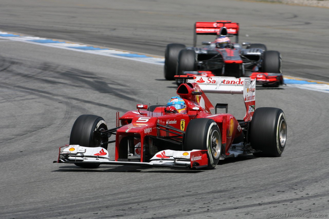 GP GERMANIA, 22.07.2012 - Gara, Fernando Alonso (ESP) Ferrari F2012