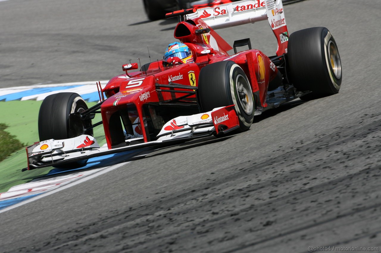 GP GERMANIA, 22.07.2012 - Gara, Fernando Alonso (ESP) Ferrari F2012