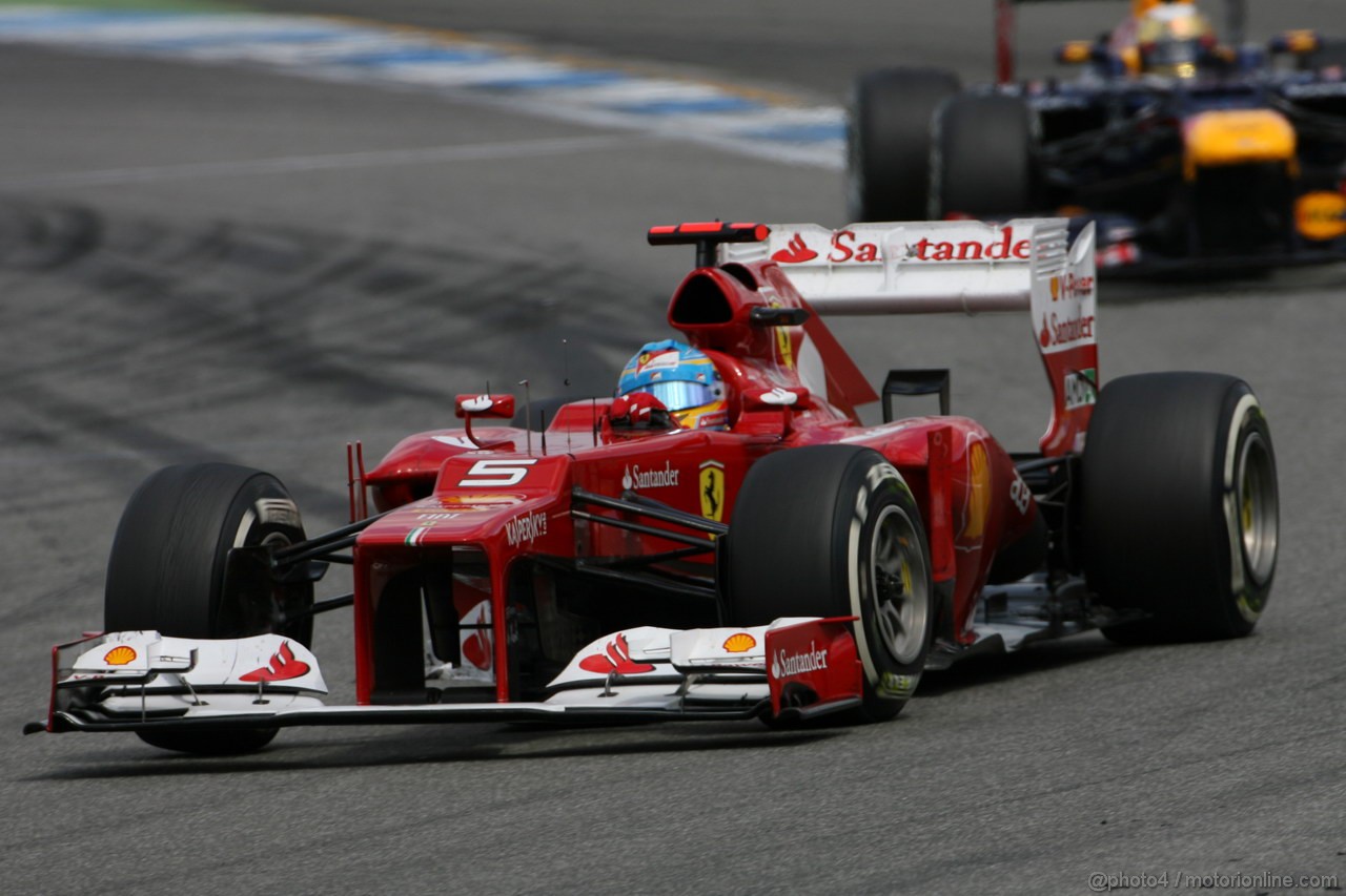 GP GERMANIA, 22.07.2012 - Gara, Fernando Alonso (ESP) Ferrari F2012