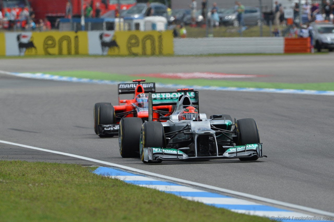 GP GERMANIA, 22.07.2012 - Gara, Michael Schumacher (GER) Mercedes AMG F1 W03