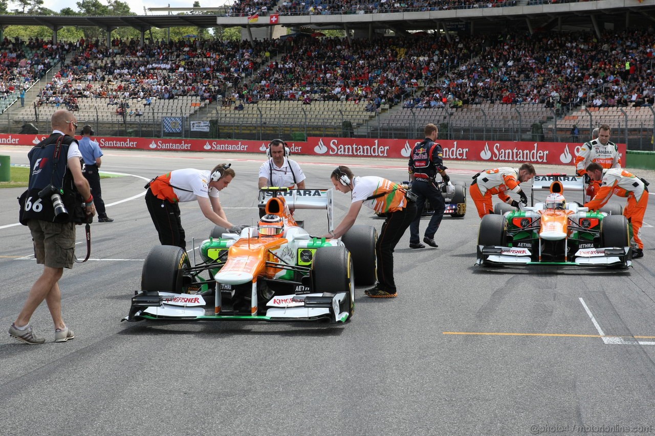 GP GERMANIA, 22.07.2012 - Gara, Paul di Resta (GBR) Sahara Force India F1 Team VJM05