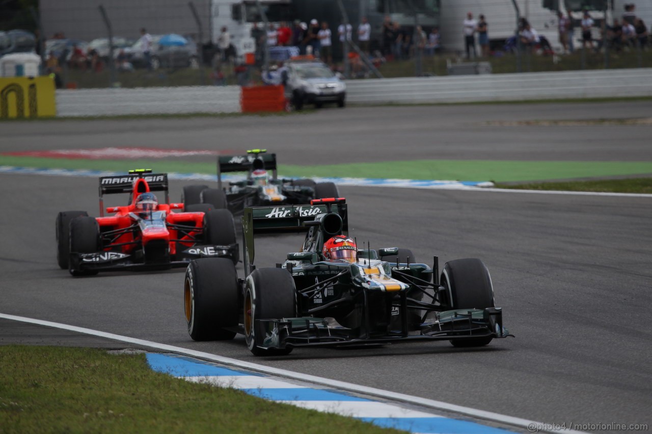 GP GERMANIA, 22.07.2012 - Gara, Heikki Kovalainen (FIN) Caterham F1 Team CT01