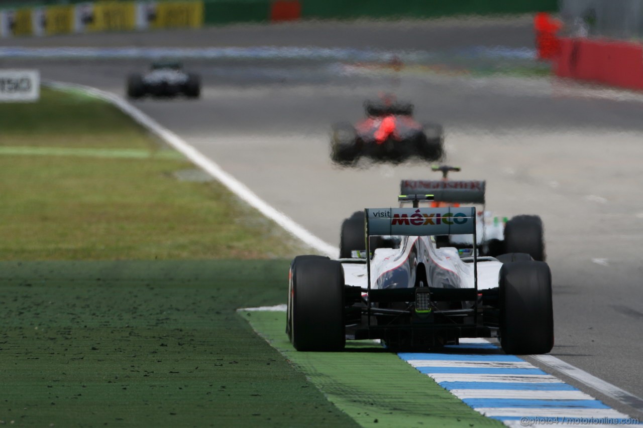 GP GERMANIA, 22.07.2012 - Gara, Sergio Prez (MEX) Sauber F1 Team C31