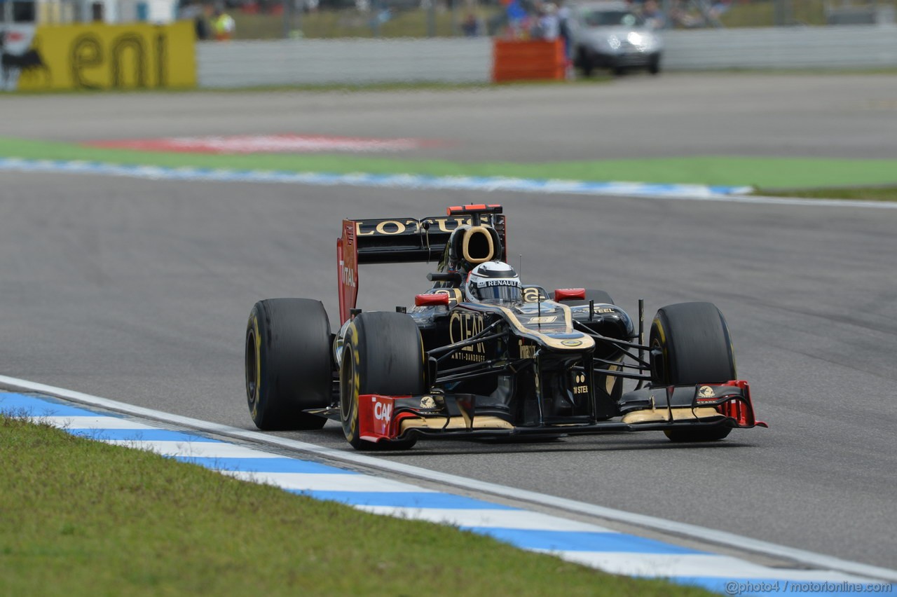 GP GERMANIA, 22.07.2012 - Gara, Kimi Raikkonen (FIN) Lotus F1 Team E20