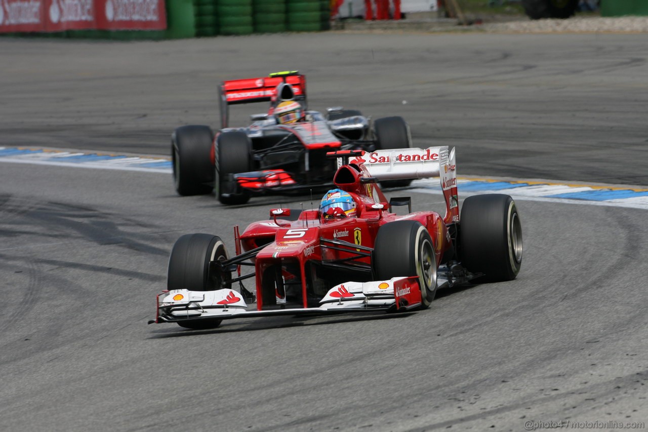 GP GERMANIA, 22.07.2012 - Gara, Fernando Alonso (ESP) Ferrari F2012
