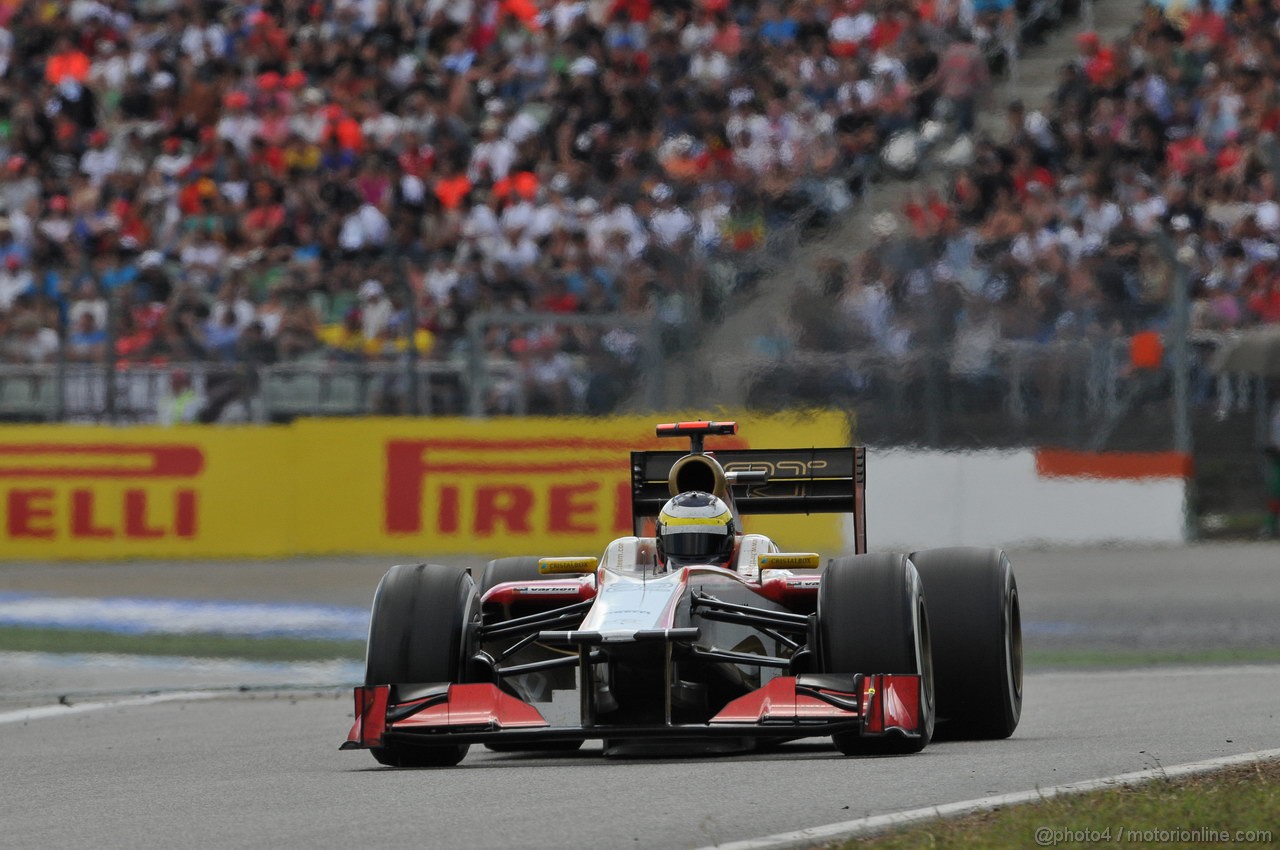 GP GERMANIA, 22.07.2012 - Gara, Pedro de la Rosa (ESP) HRT Formula 1 Team F112