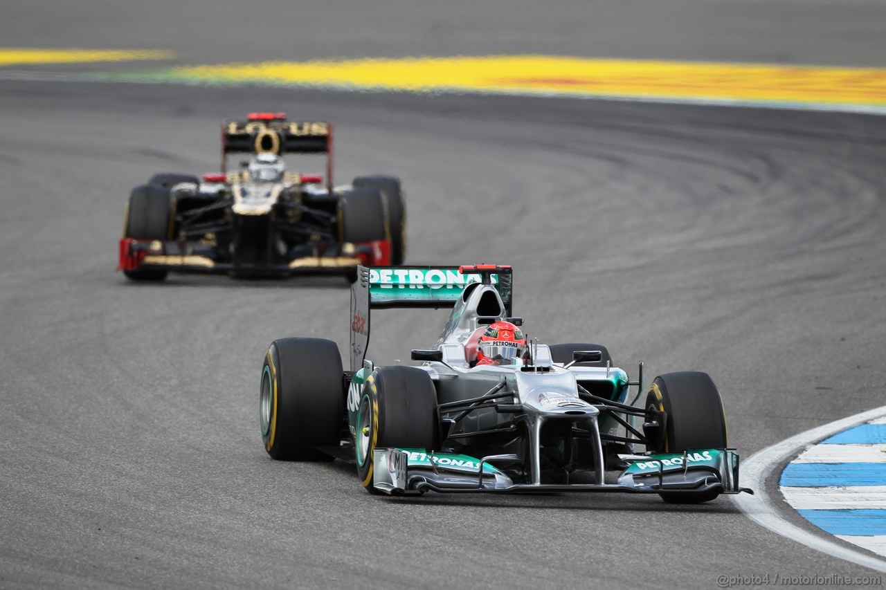GP GERMANIA, 22.07.2012 - Gara, Michael Schumacher (GER) Mercedes AMG F1 W03