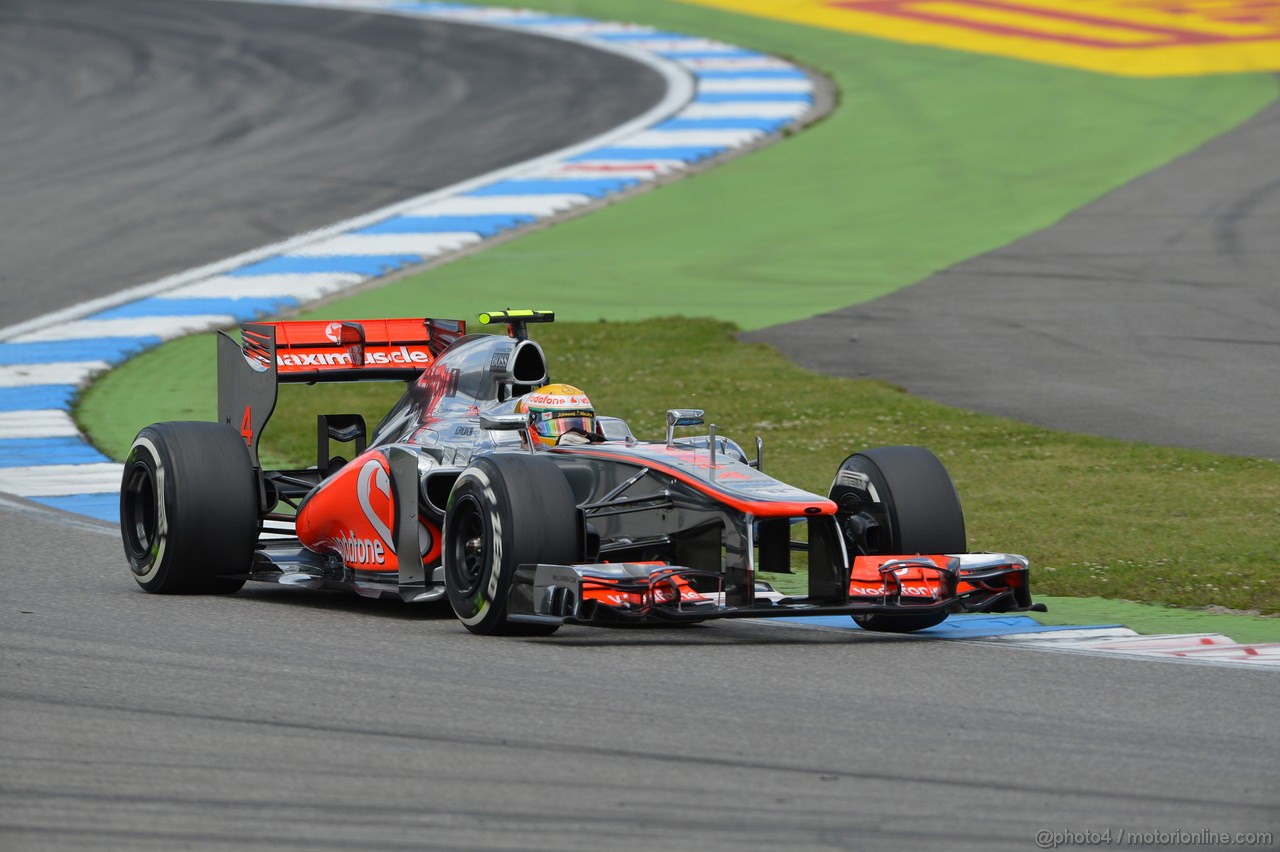 GP GERMANIA, 22.07.2012 - Gara, Lewis Hamilton (GBR) McLaren Mercedes MP4-27