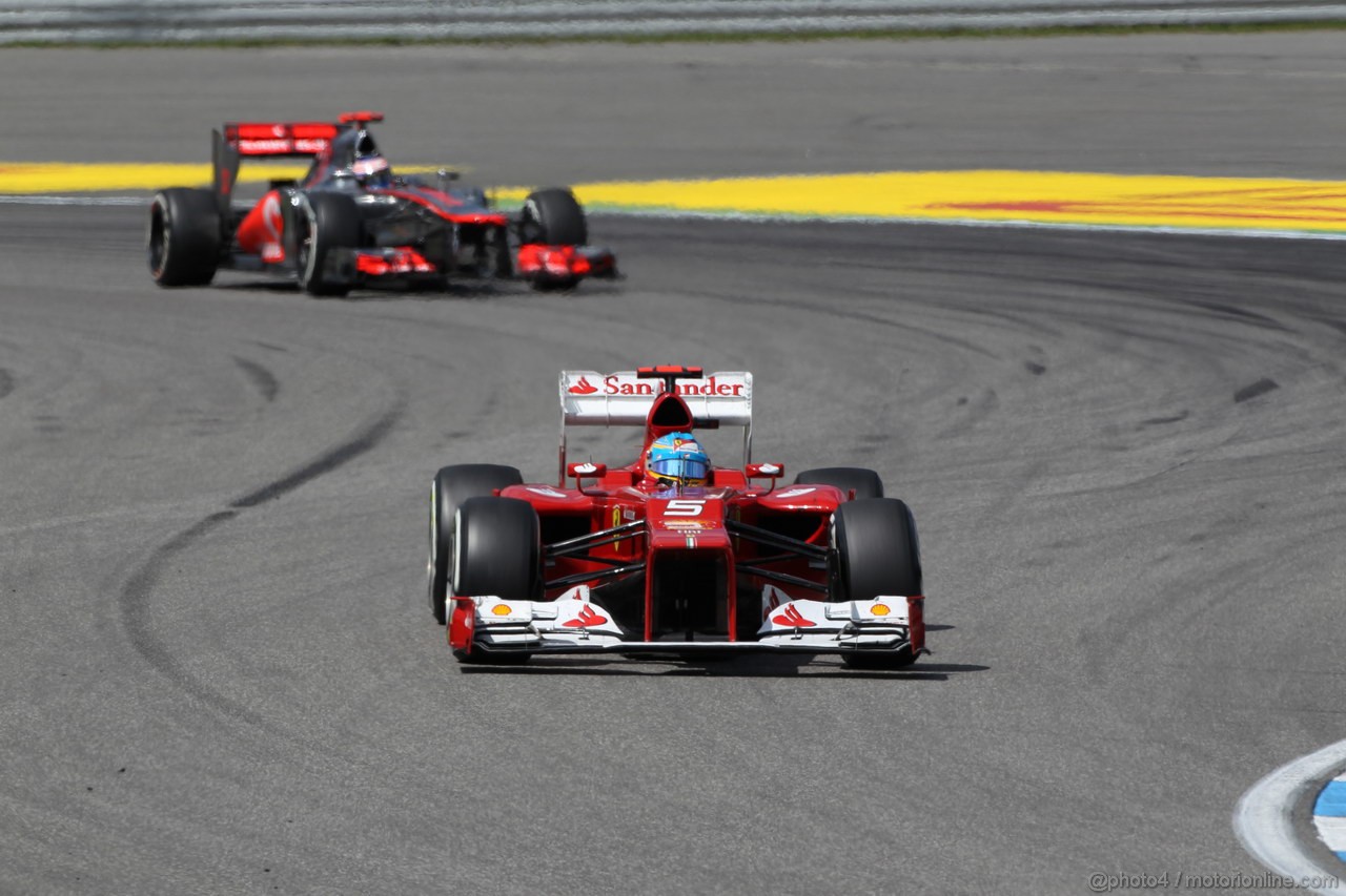 GP GERMANIA, 22.07.2012 - Gara, Fernando Alonso (ESP) Ferrari F2012