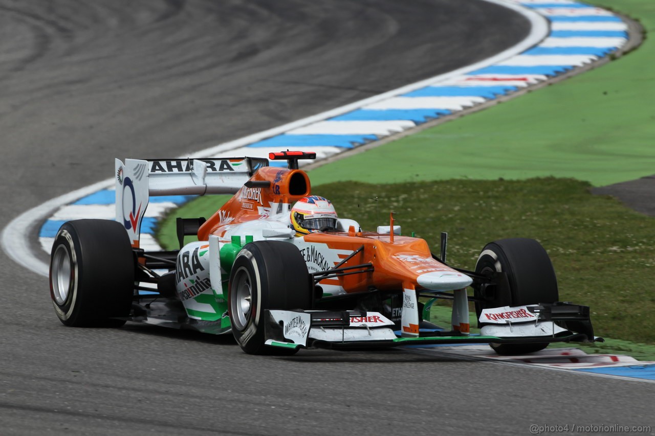 GP GERMANIA, 22.07.2012 - Gara, Nico Hulkenberg (GER) Sahara Force India F1 Team VJM05