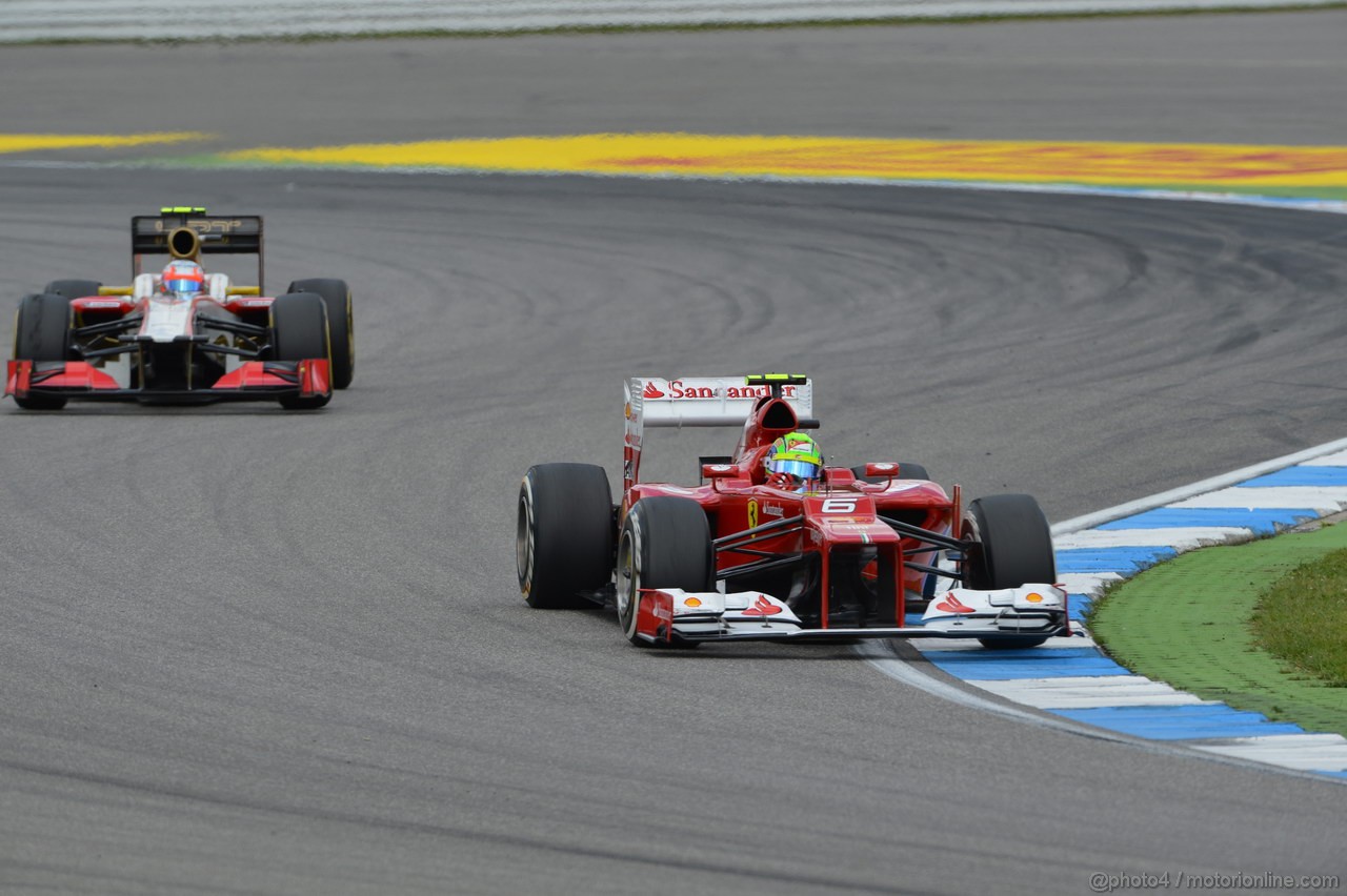 GP GERMANIA, 22.07.2012 - Gara, Felipe Massa (BRA) Ferrari F2012