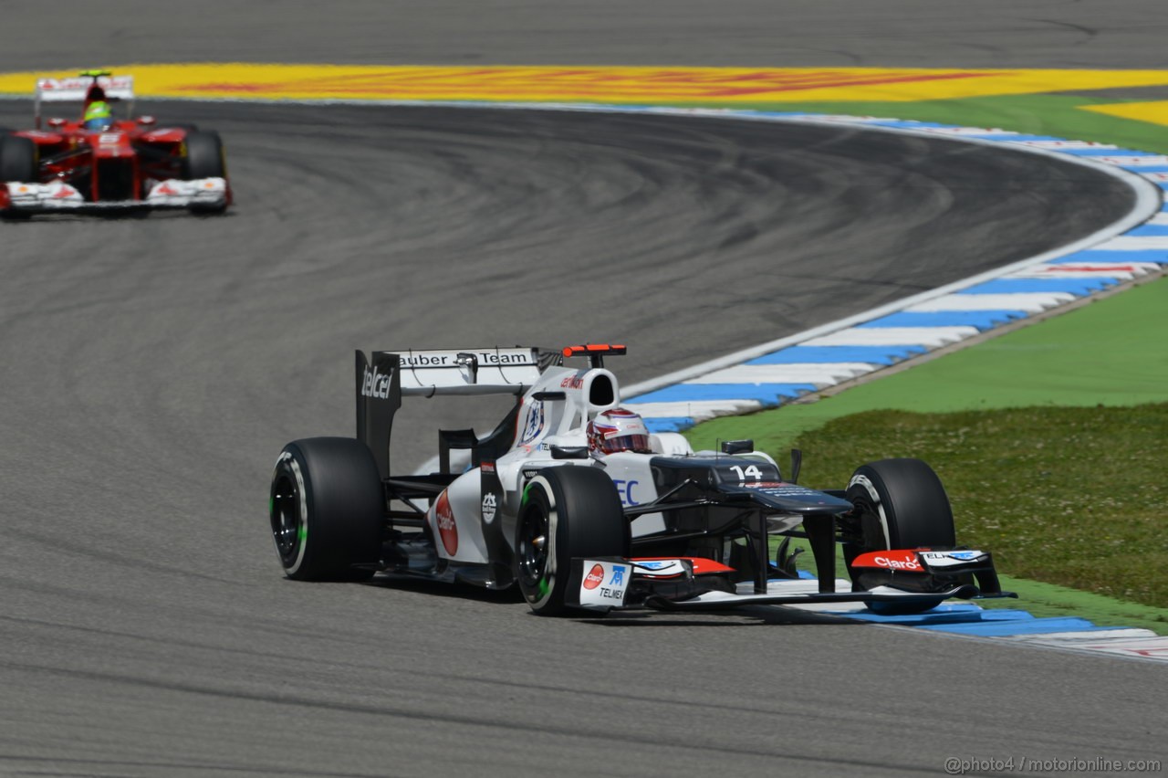 GP GERMANIA, 22.07.2012 - Gara, Kamui Kobayashi (JAP) Sauber F1 Team C31