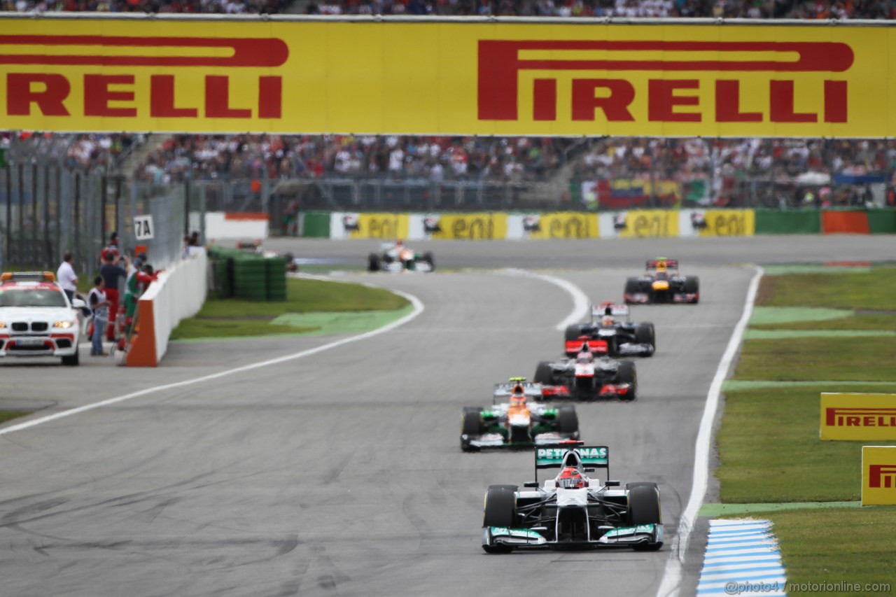 GP GERMANIA, 22.07.2012 - Gara, Michael Schumacher (GER) Mercedes AMG F1 W03