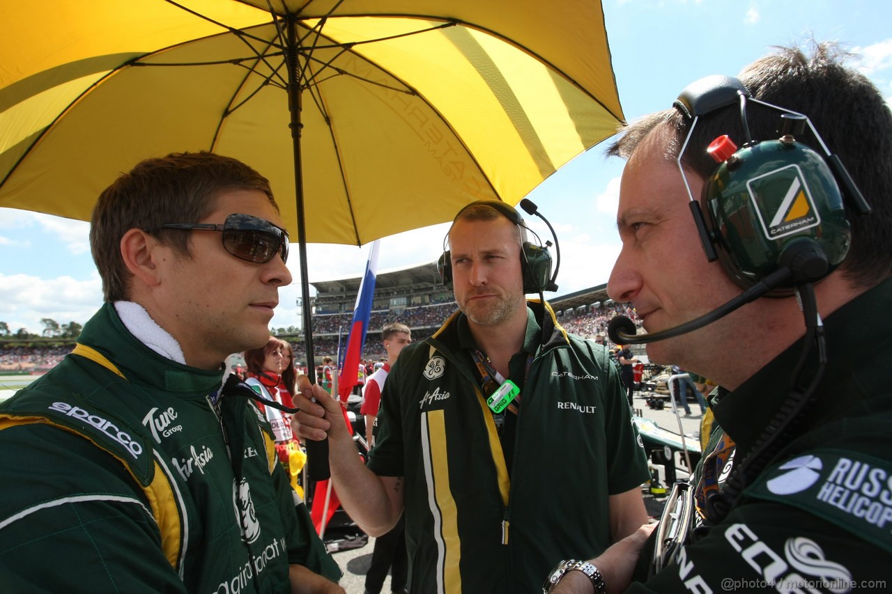 GP GERMANIA, 22.07.2012 - Gara, Vitaly Petrov (RUS) Caterham F1 Team CT01
