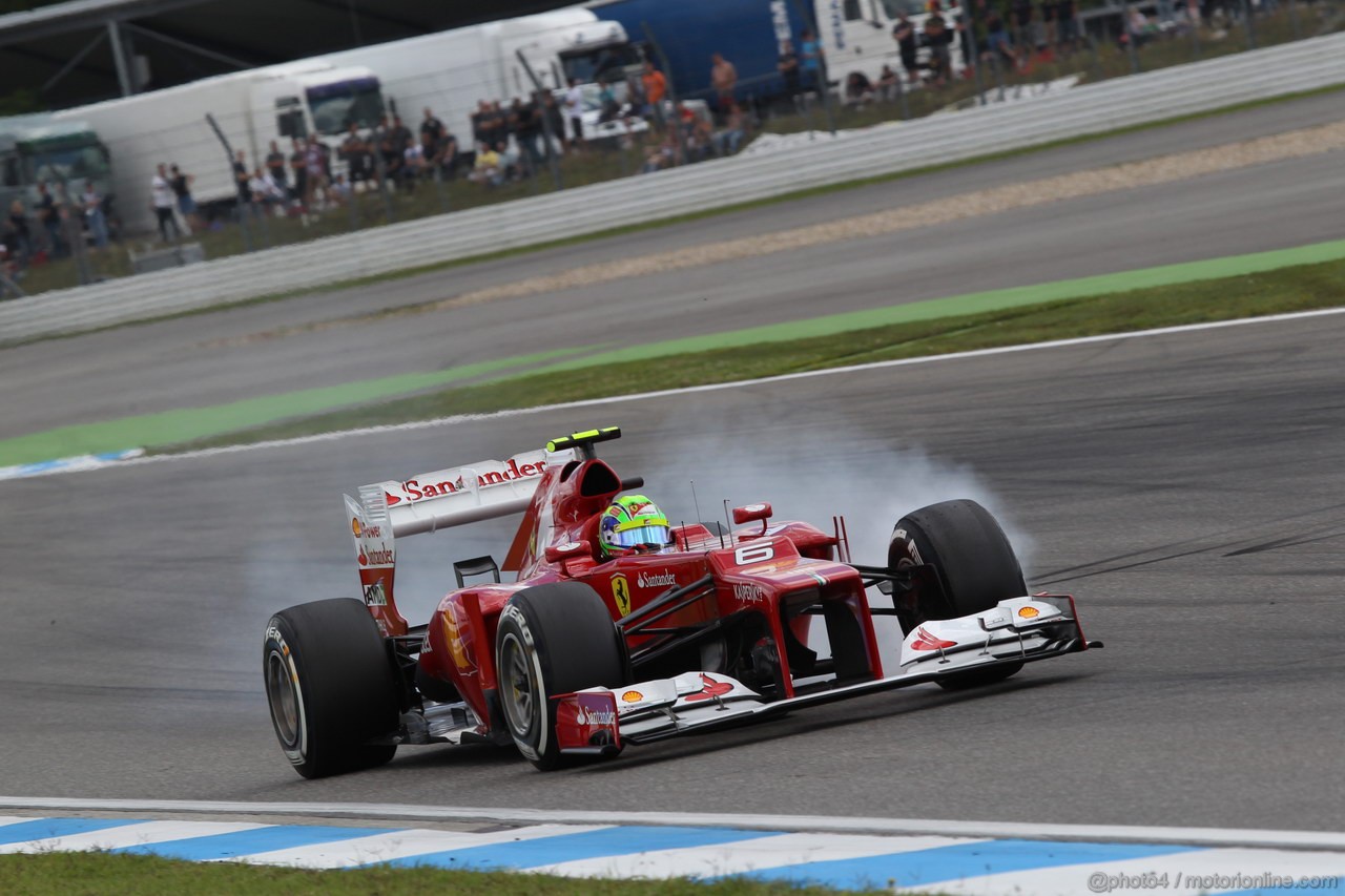 GP GERMANIA, 22.07.2012 - Gara, Felipe Massa (BRA) Ferrari F2012