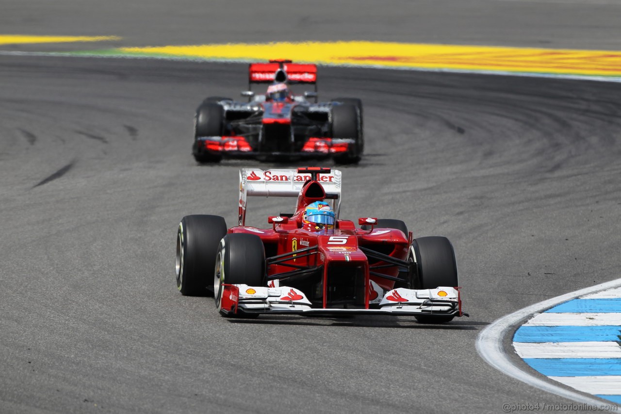 GP GERMANIA, 22.07.2012 - Gara, Fernando Alonso (ESP) Ferrari F2012