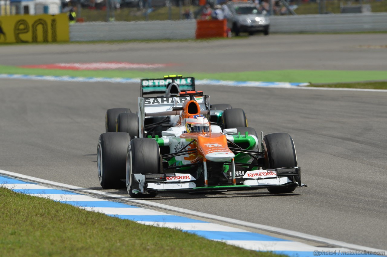 GP GERMANIA, 22.07.2012 - Gara, Paul di Resta (GBR) Sahara Force India F1 Team VJM05
