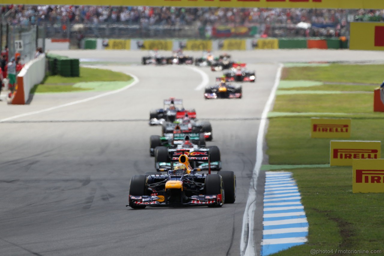 GP GERMANIA, 22.07.2012 - Gara, Sebastian Vettel (GER) Red Bull Racing RB8