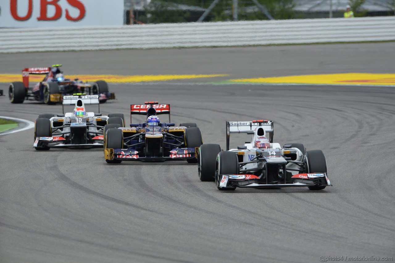 GP GERMANIA, 22.07.2012 - Gara, Kamui Kobayashi (JAP) Sauber F1 Team C31