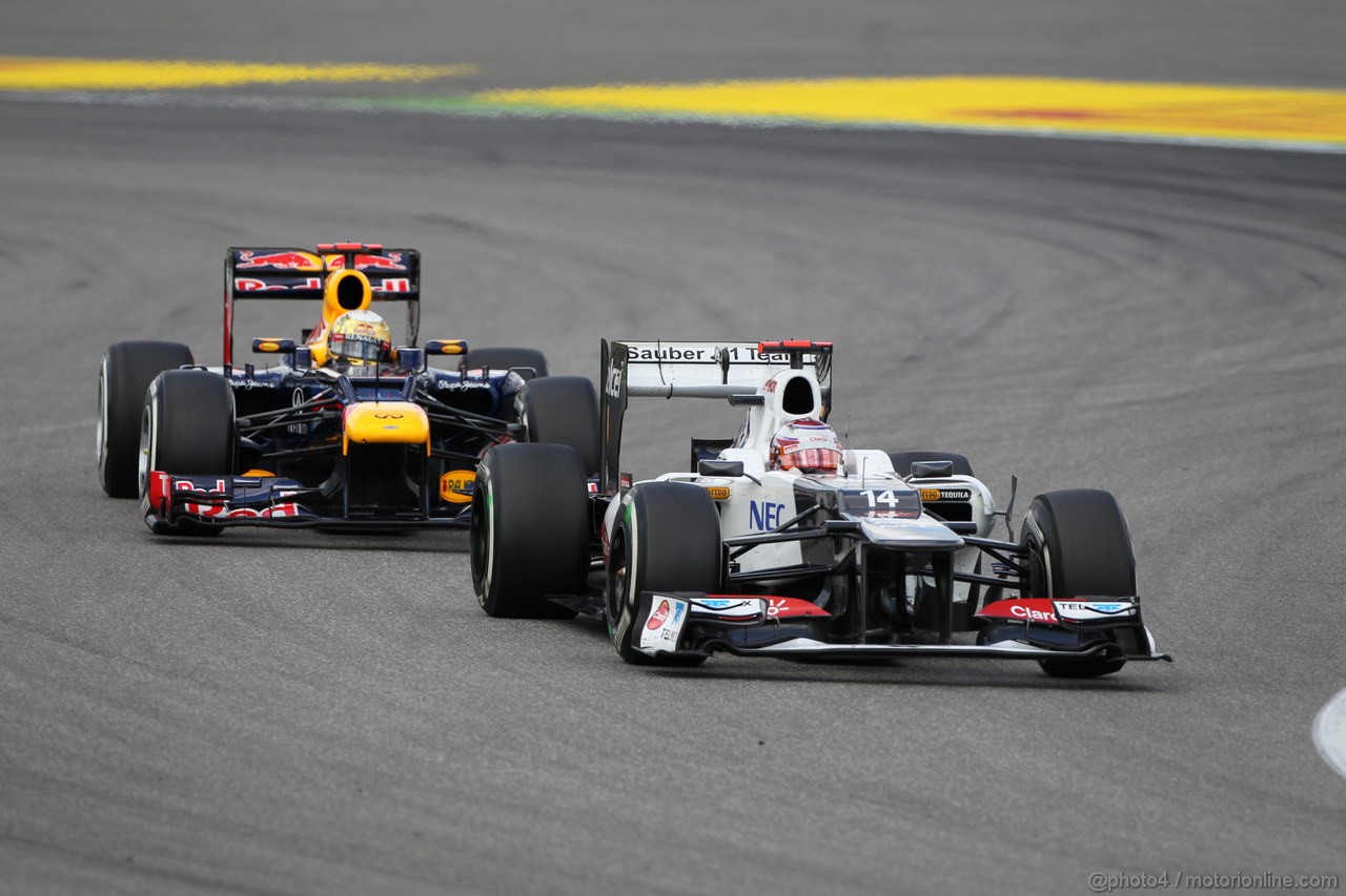 GP GERMANIA, 22.07.2012 - Gara, Kamui Kobayashi (JAP) Sauber F1 Team C31
