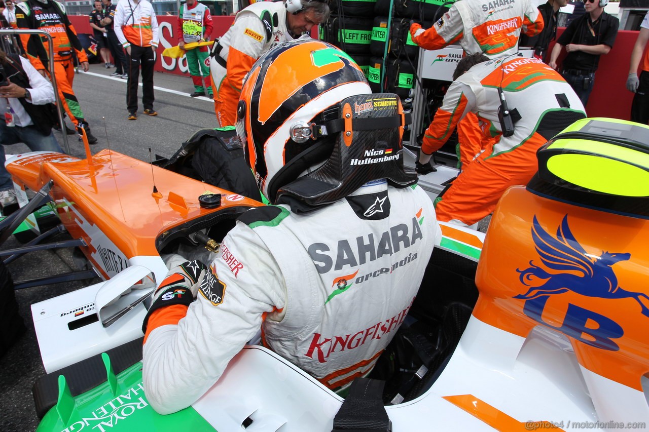GP GERMANIA, 22.07.2012 - Gara, Nico Hulkenberg (GER) Sahara Force India F1 Team VJM05