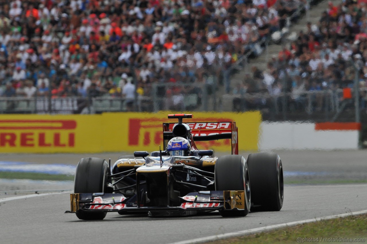 GP GERMANIA, 22.07.2012 - Gara, Daniel Ricciardo (AUS) Scuderia Toro Rosso STR7